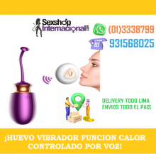 FOX HUEVO VIBRADOR FUNCIÓN CALOR CONTROLA POR VOZ 931568025